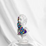 Poseidon 'Cubic' Dekoratif Heykel, Pop Art Roma Yunan Heykelleri